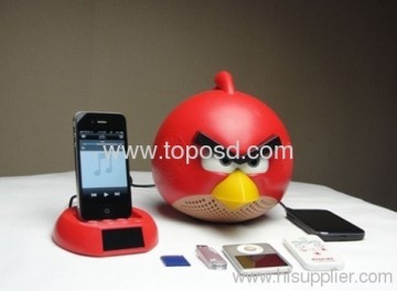Iphone コンピューター携帯電話で大きなサイズの怒っている鳥