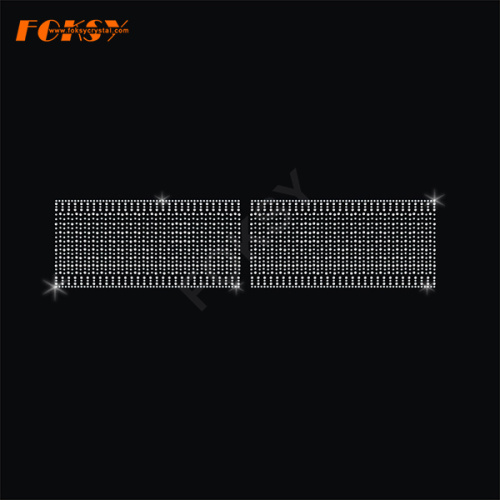 Crystal Dense Tailless Cheer Bow Heat Rhinestone Transfer
