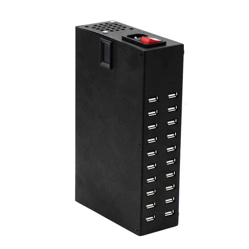 20 Port USB Smart Charger com exibição 200W