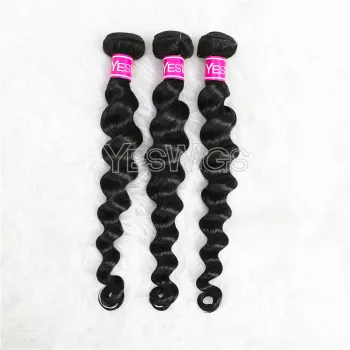 Real Brazilian Mink Human Hair Double Weft Extension Bundles Vendor Wholesale Deep Loose Wave Brazilian Hair Bundle Extension