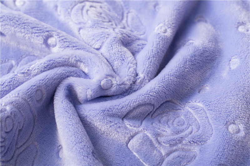 Tecido de lã de flanela dupla face para cobertor infantil
