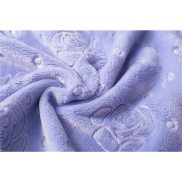 polyester pure printed Flannel fabric