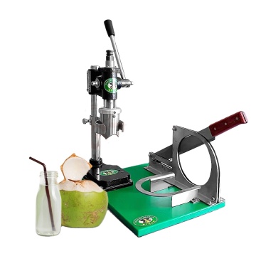 Stainless Steel Green Coconut Lid Cutter and Peeler Machine