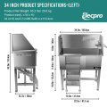 Stainless Steel Dog Grooming Tubs