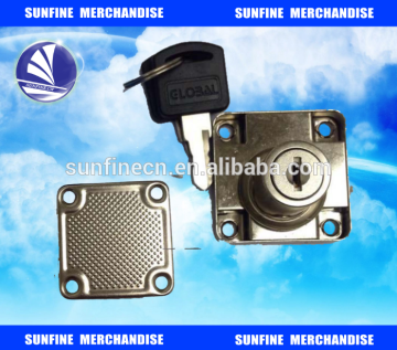 SAUDI ARAB STYLE EURO quality Square shape desk drawer locks Model SFDL001
