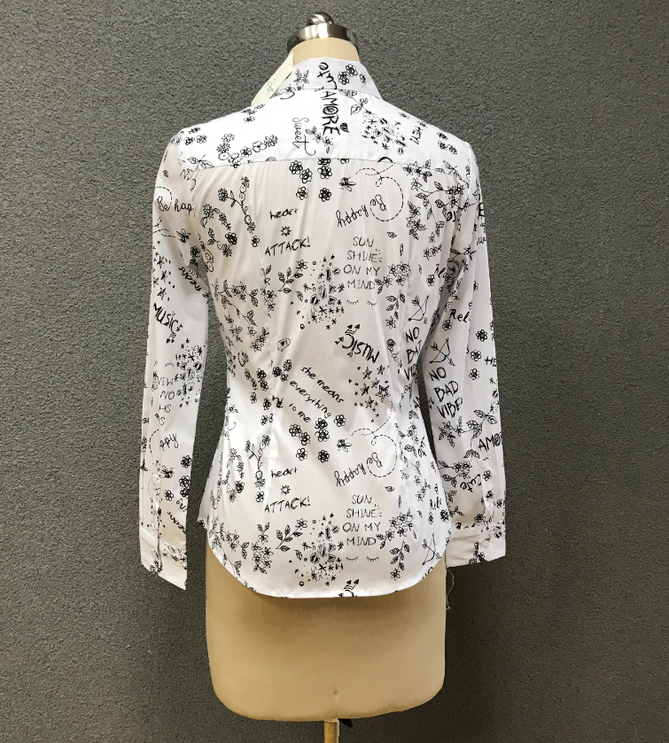 Cotton Printing Blouses Women