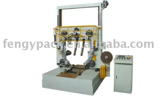 Steel ring wrapping machine