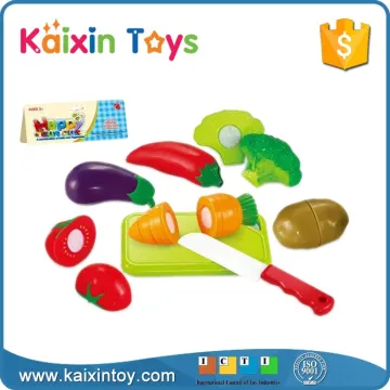 Pretend Play Plastic Cutting Vegetable Toy