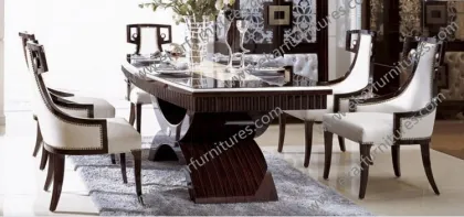 Classic italian dining room furniture sets