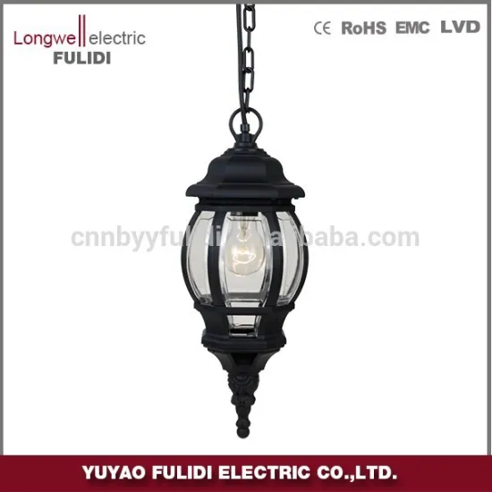 P815 outdoor pendant hanging light/plastic outdoor garden lamp/post light