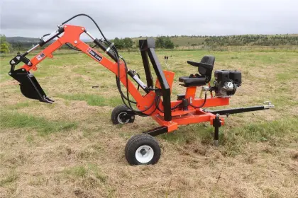 ATV 360 Backhoe: Mini Digger with 360 Swivel Capacity