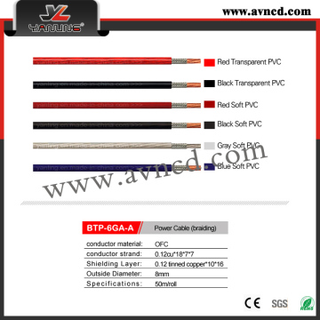 Power Cable (braiding) (BTP-6GA-A)
