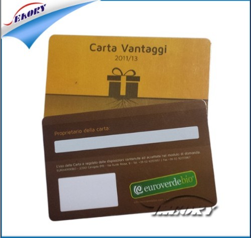 High Quality Cr80 Full Track Hico 2750oe Magnetic Stripe Plastic Cards