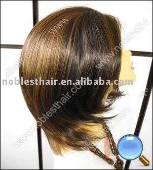Synthetic hair lace wigs