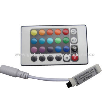 72W LED Infrared Controller for Strip Lighting, CE and RoHS Directive-compliant