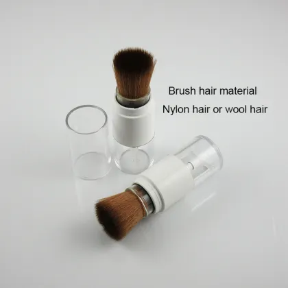 Plastic Loose Powder Brush Container - TM-P1204