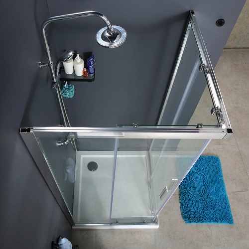 Shower Enclosure Chrome Aluminium Bath Shower Enclosure Room Sliding Door Supplier