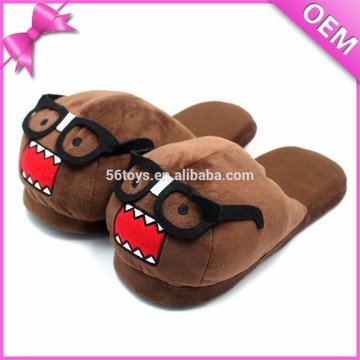 Anime plush slippers for men, plush novelty slippers, plush shoes