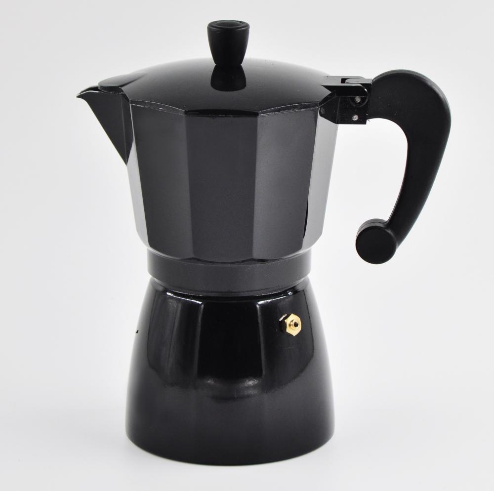 Revestimento preto Máquina de café expresso em alumínio