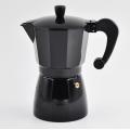 Black coating Aluminium Espresso Coffee Maker