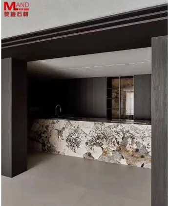 Brazilian Pandora Marble Home Bar