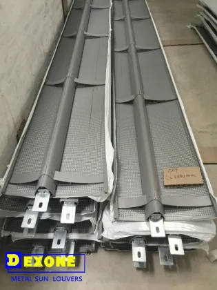 Aluminum exterior perforated louver aluminum solar shading aluminum awning Profiles