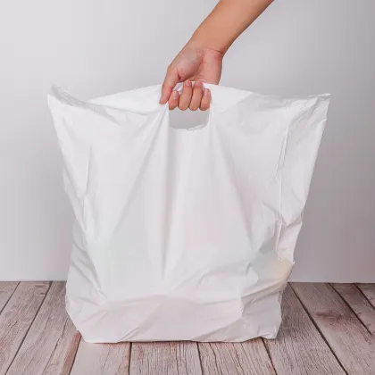 2020 100% PLA biodegradable cornstarch plastic carry bags