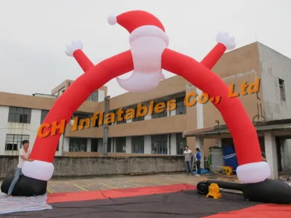 Inflatable santa arch, inflatable red arch, , Christmas inflatable arch, santa arch