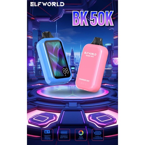 ELFWORLD BK 50000 Puffs asli vape