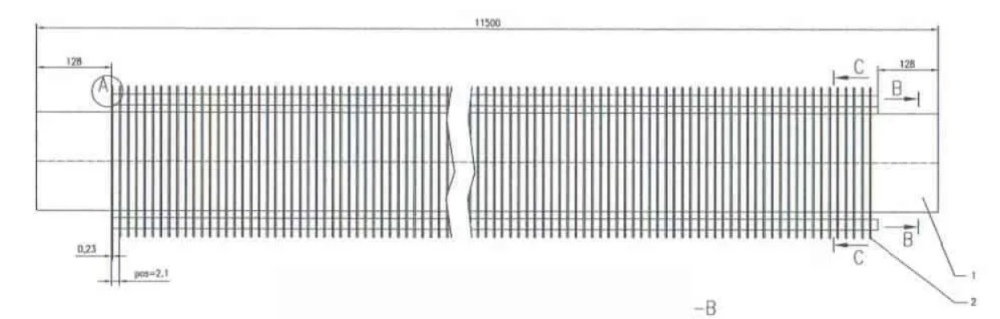 Elliptical Finned Tube