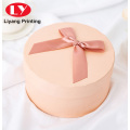 Luxury gift flower boxes with ribbon round boxes