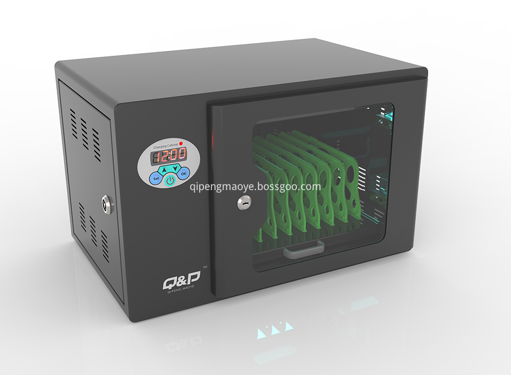 10 USB port desktop charging cart for tablets