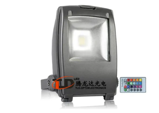 Color Changing 20w Rgb Led Flood Lights 60hz 2000lm For Public