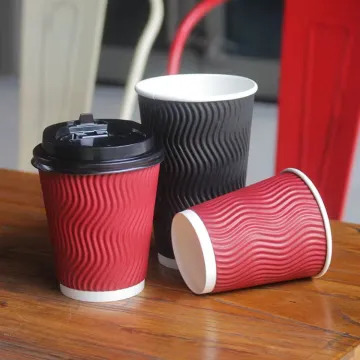 12oz 16oz Disposable Bubble Tea Paper Cups
