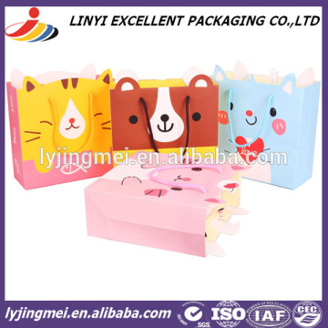 paper bags with cartoon design