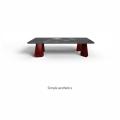 square coffee table Wooden top coffee table designer coffee table Manufactory
