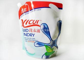 Detergent Stand Up Pouch With Spout, Side Handle, Personal