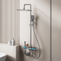Digital Temperature Control Shower Set with Atmosphere LED