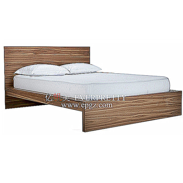 Modorn Solid Wood Platform Bed Frame in Queen Size with Headboard