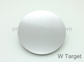 Tungsten target 99.95