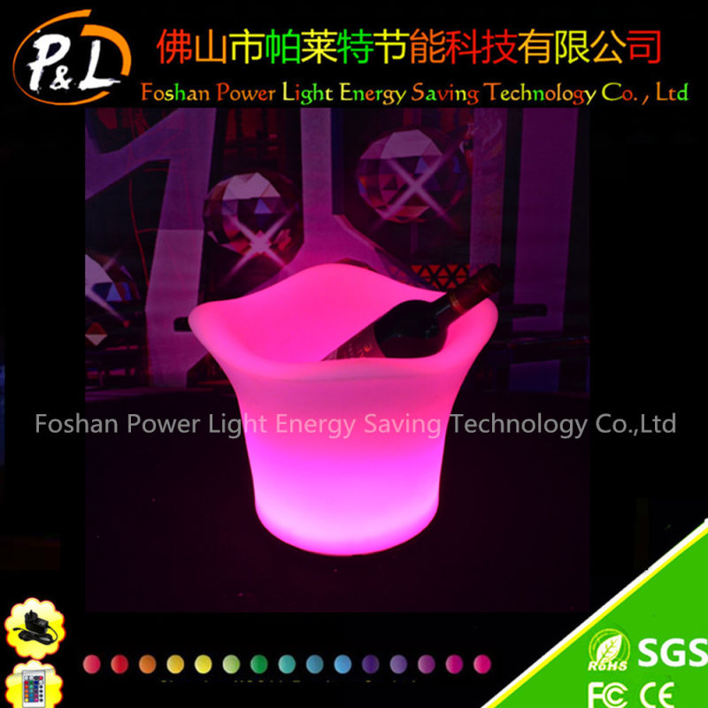 LED Color Changing Lighting Wine Display LED Ice Cooler