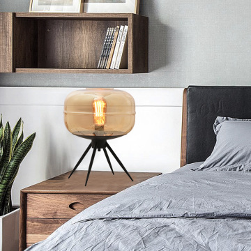 LEDER Glass Bedside Table Lamps