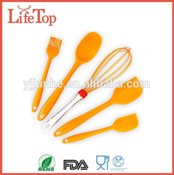 Premium Silicone Bakeware Utensils Sets, 5-Piece Spatulas, Whisk, Spoon, Pastry Brush