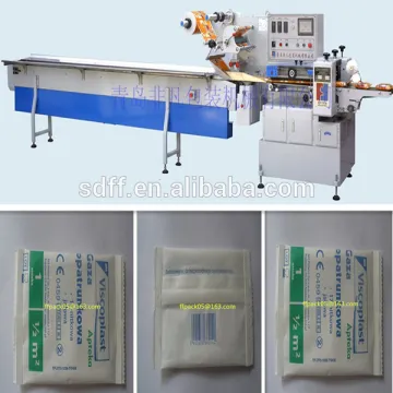 PLC Control Automatic Gauze Bandage Flow Packing Machine