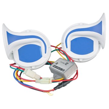 12V Moto Loud Air Snail Motorcycle Car Van Digital Electric Horn with 18 Sounds