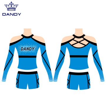 Uniforme di Cheerleaders di Manica Larga