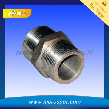 Male thread tube fitting hex nipple