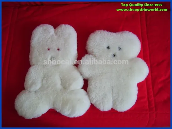 sheepskin soft wool toy