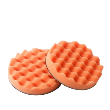 Factory Direct Car Foam Polishing Pad Kit - 5 Pcs 6 Inch Wave Buffing Pads for Auto Polisher