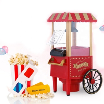 Vintage Mini Electric Popcorn Maker: BPA-Free, Automatic & Retro Design